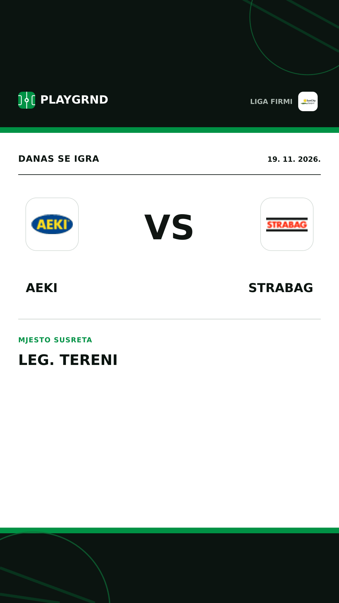 Instagram slika: AEKI vs Strabag