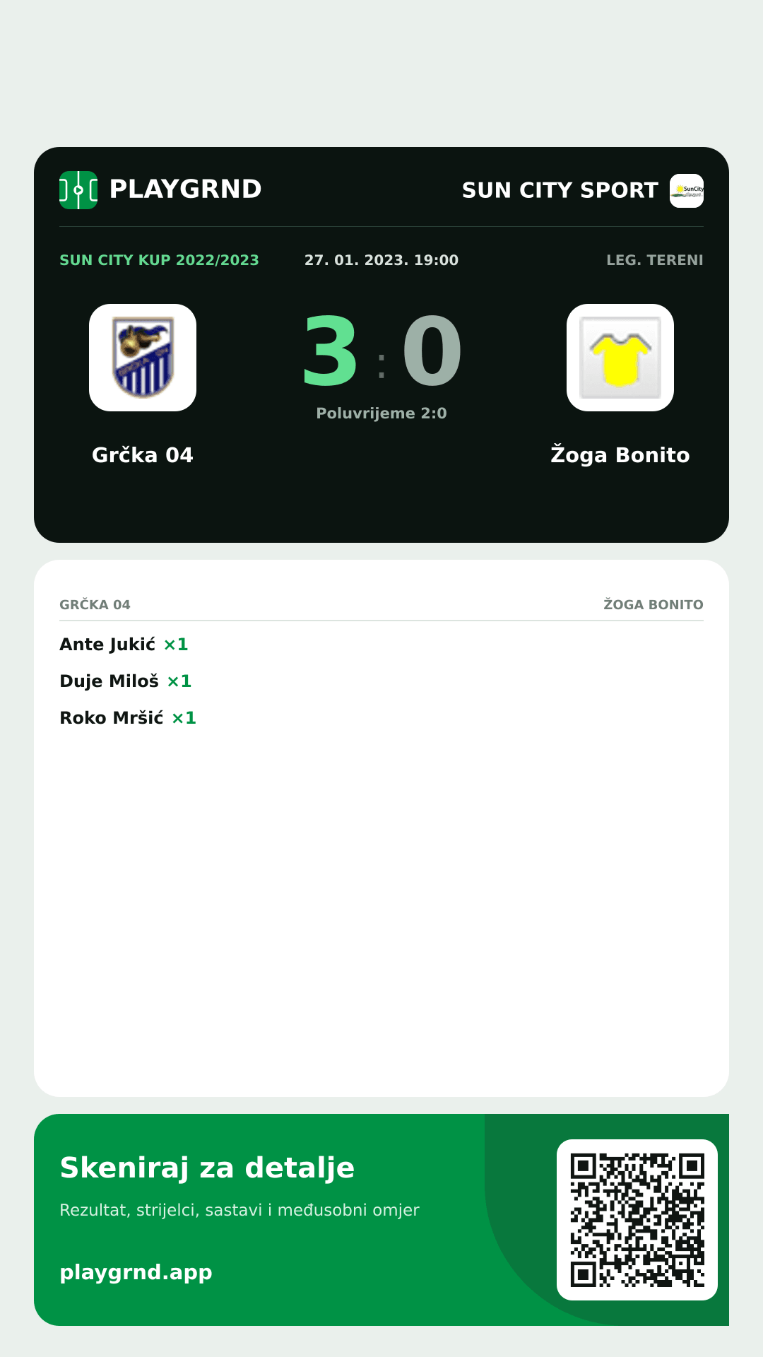 Story image: Grčka 04 3:0 Žoga Bonito