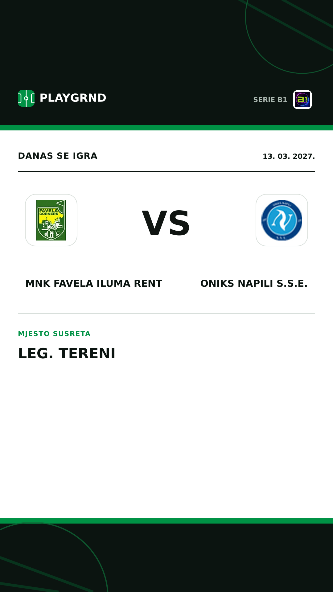 Instagram slika: MNK Favela Iluma Rent vs Oniks Napili S.S.E.