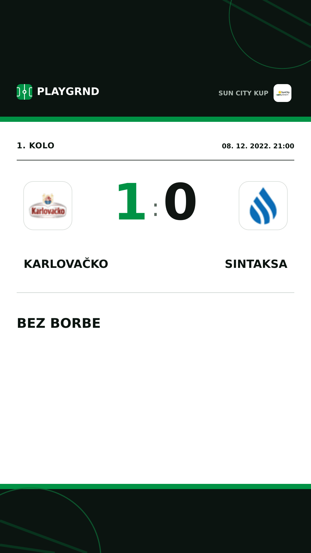 Instagram slika: Karlovačko 1:0 Sintaksa