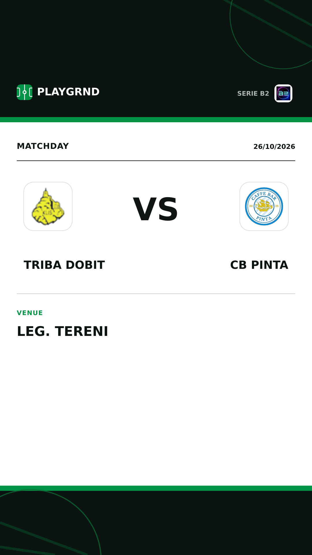 Instagram artwork: Triba Dobit vs CB Pinta