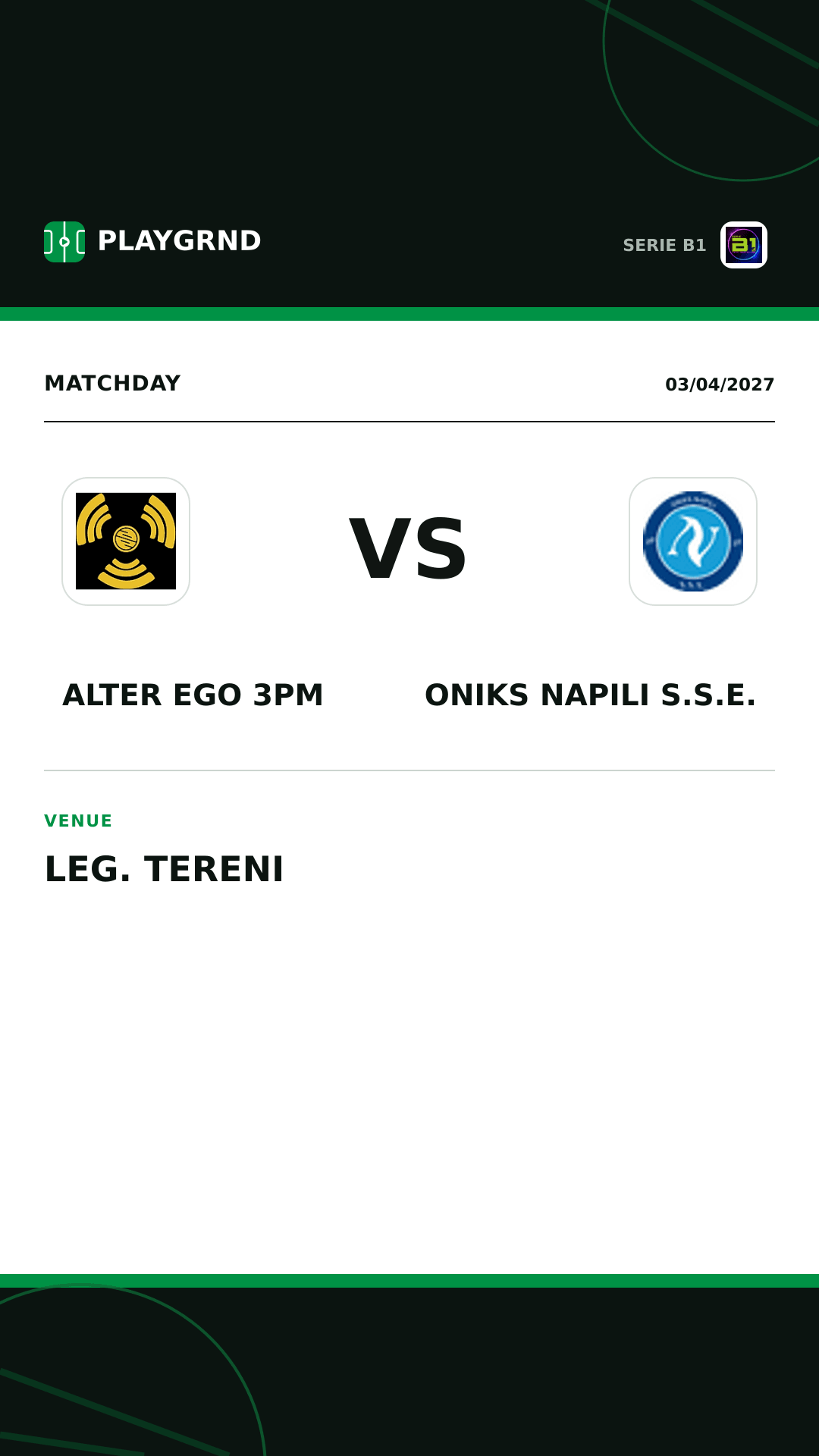 Instagram artwork: Alter Ego 3PM vs Oniks Napili S.S.E.