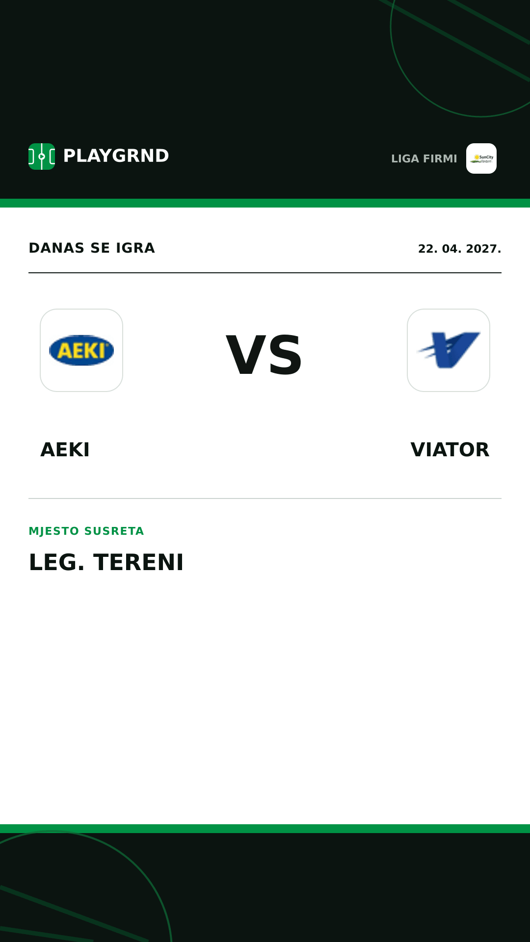Instagram slika: AEKI vs Viator