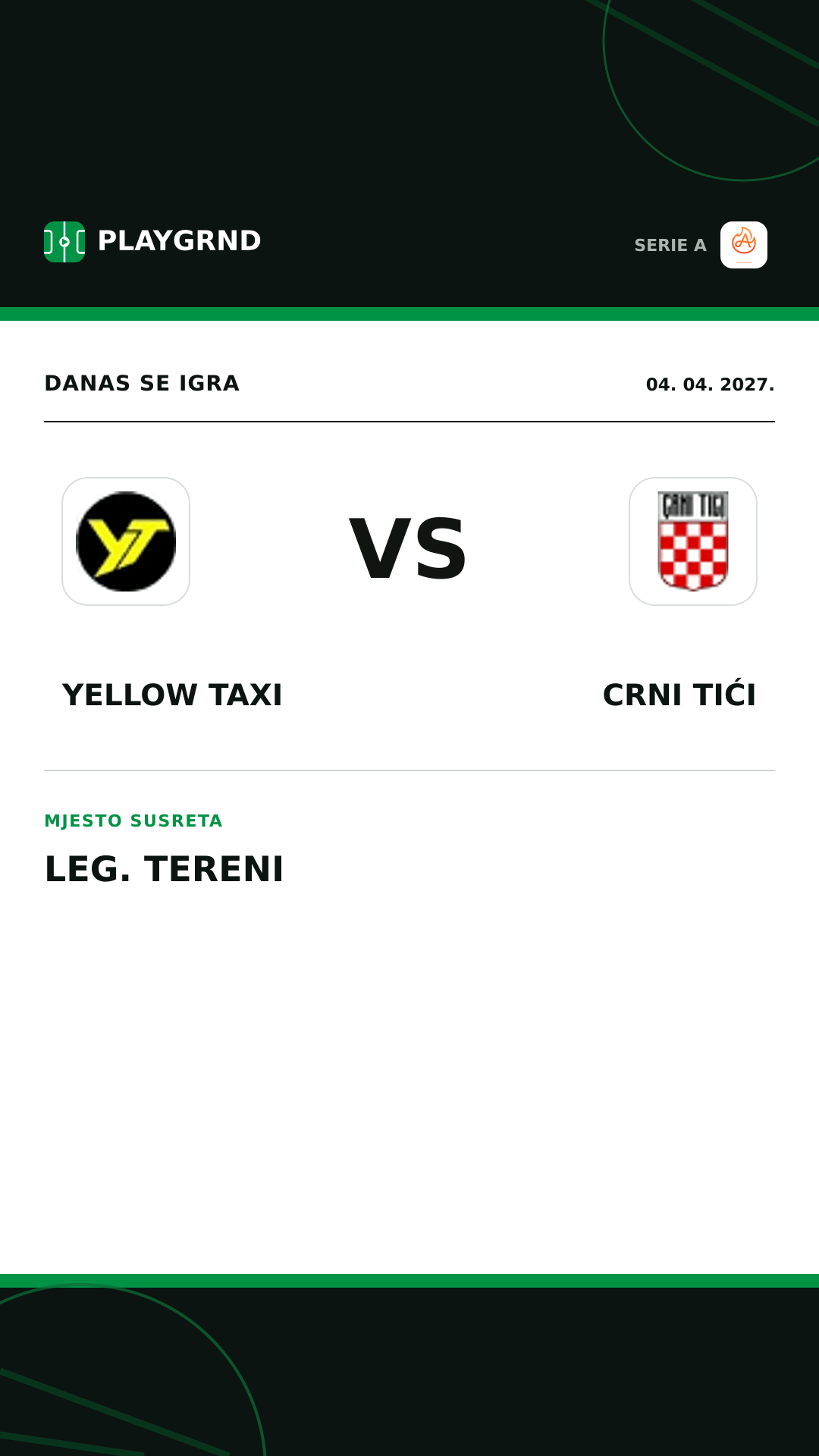 Instagram slika: Yellow Taxi vs Crni Tići