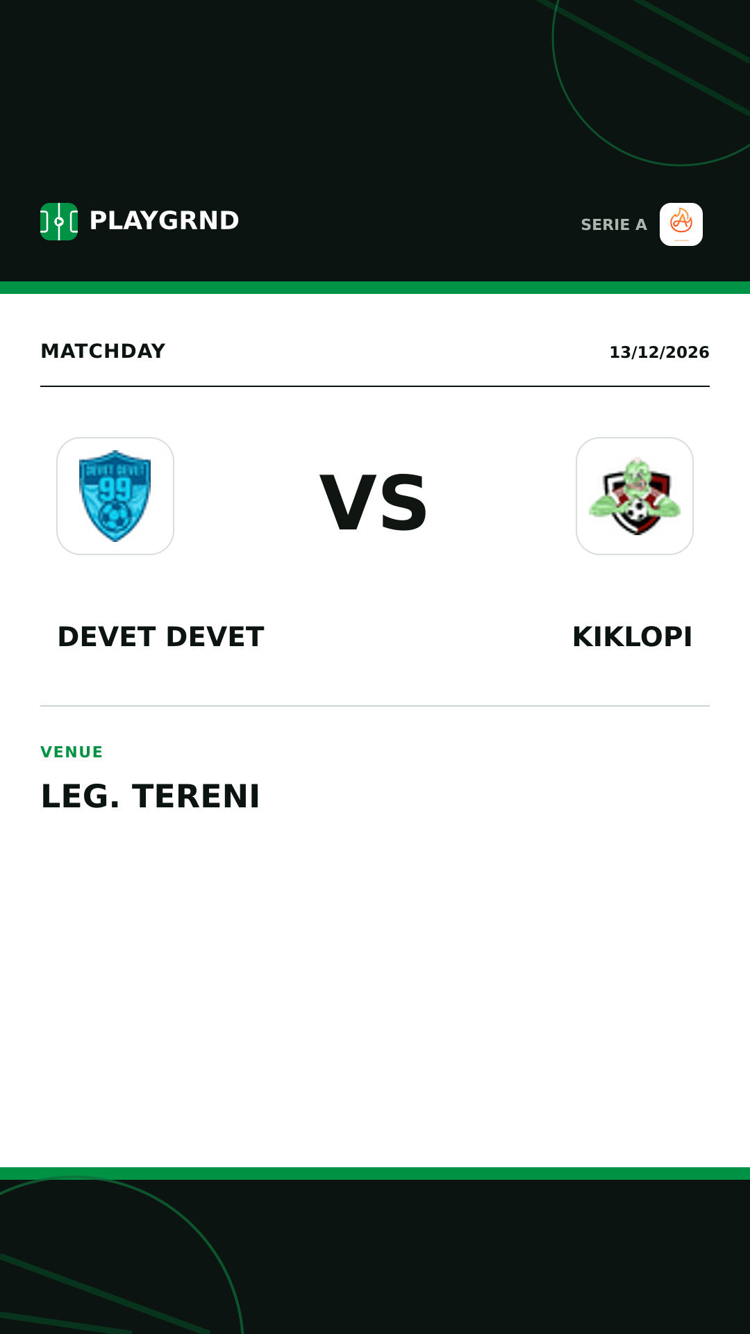 Instagram artwork: Devet Devet vs Kiklopi