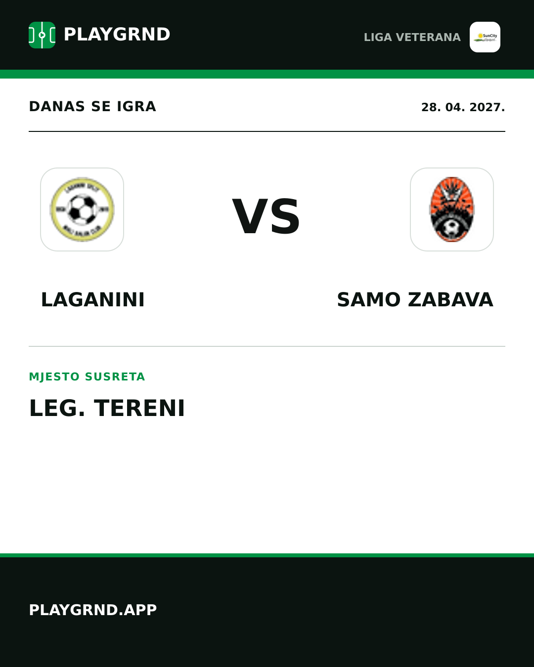 Instagram slika: Laganini vs Samo Zabava
