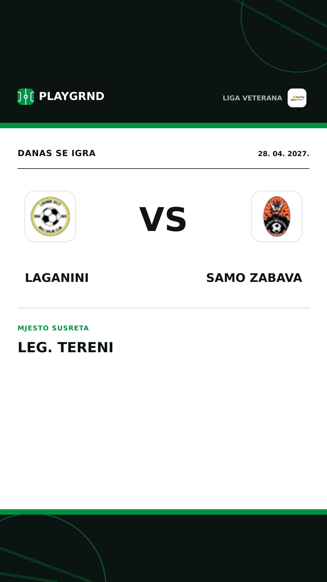Instagram slika: Laganini vs Samo Zabava