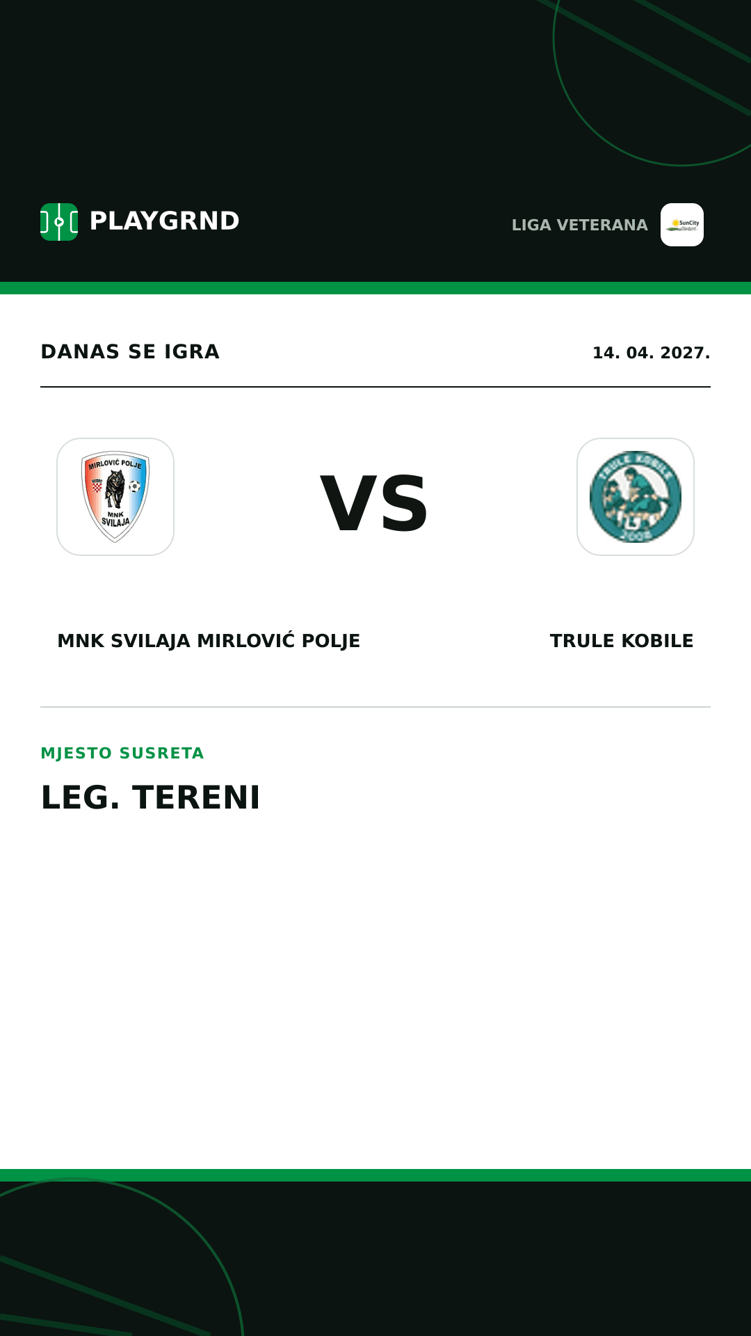 Instagram slika: MNK Svilaja Mirlović Polje vs Trule Kobile