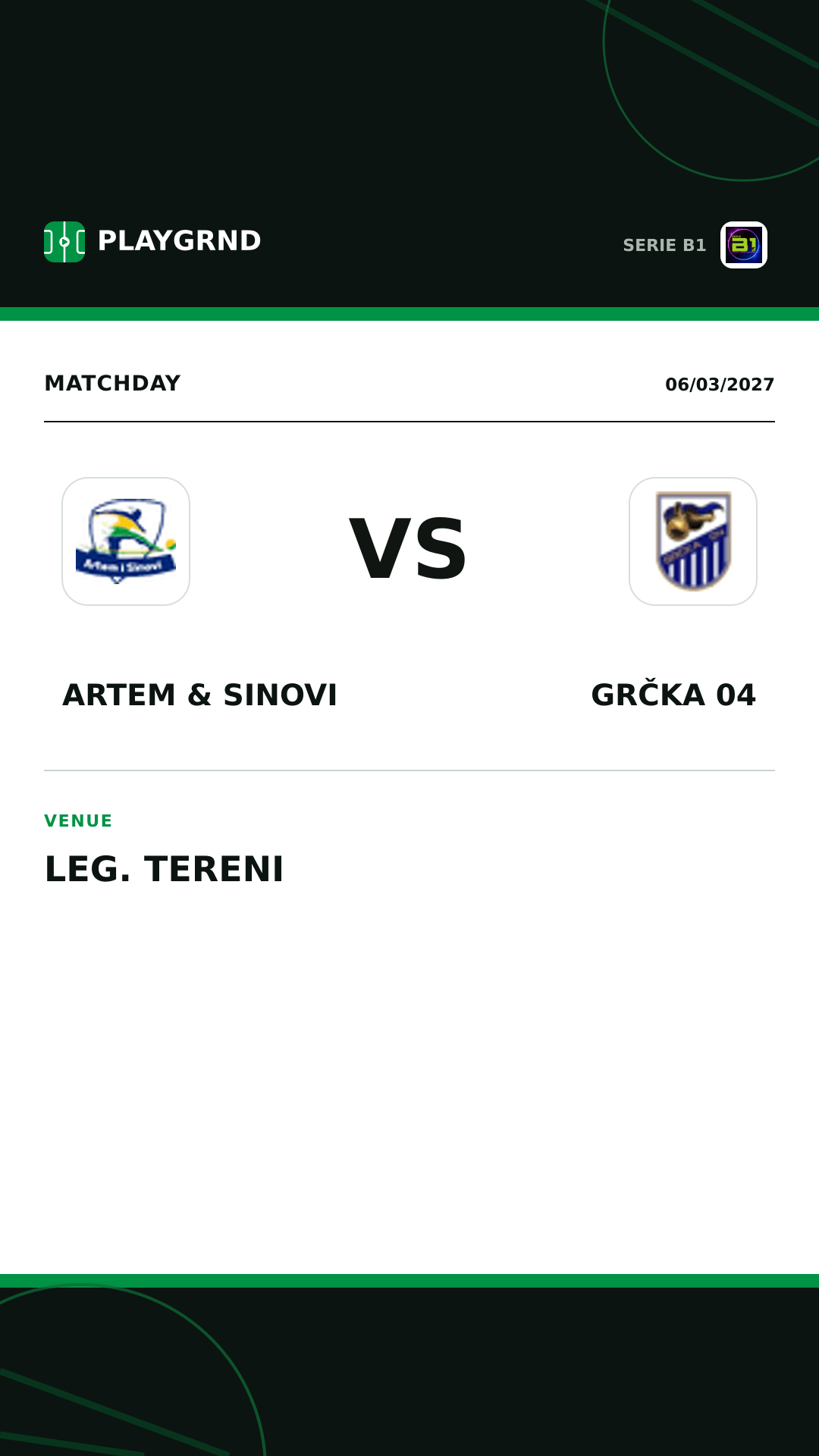 Instagram artwork: Artem & Sinovi vs Grčka 04
