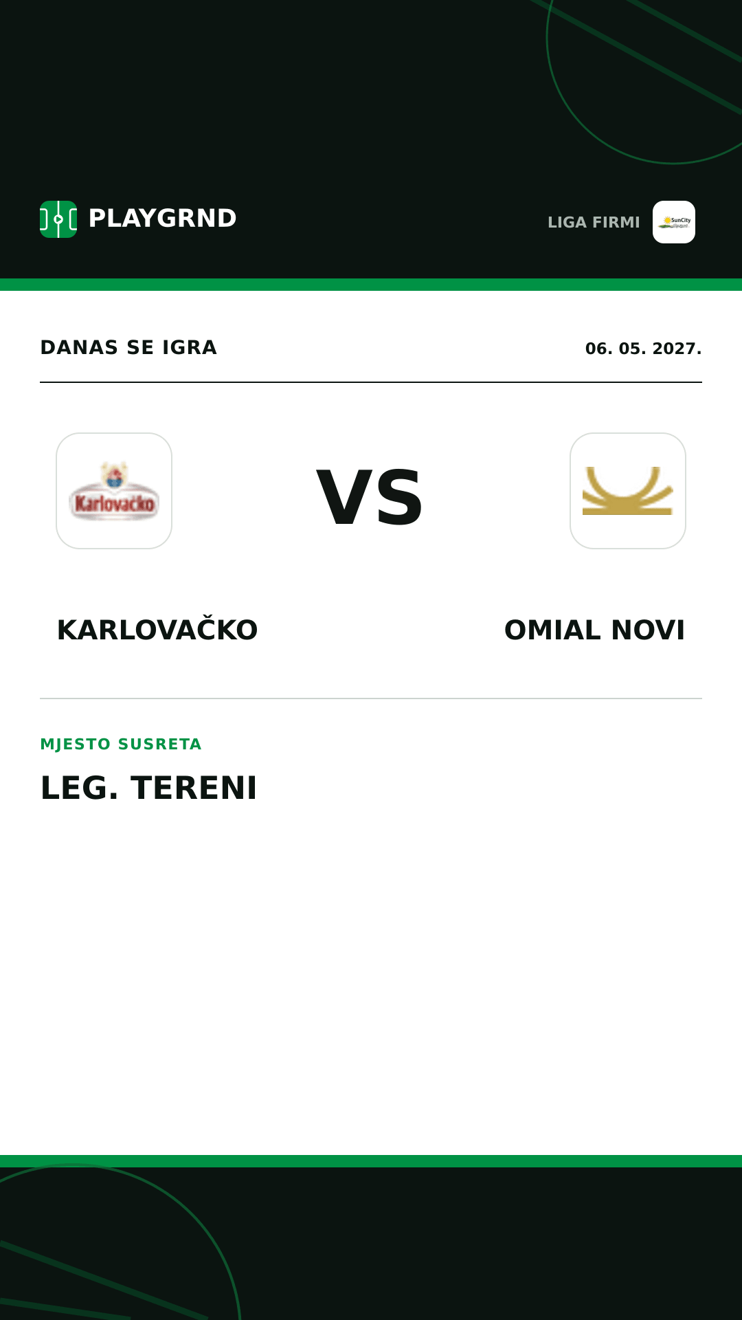 Instagram slika: Karlovačko vs Omial Novi