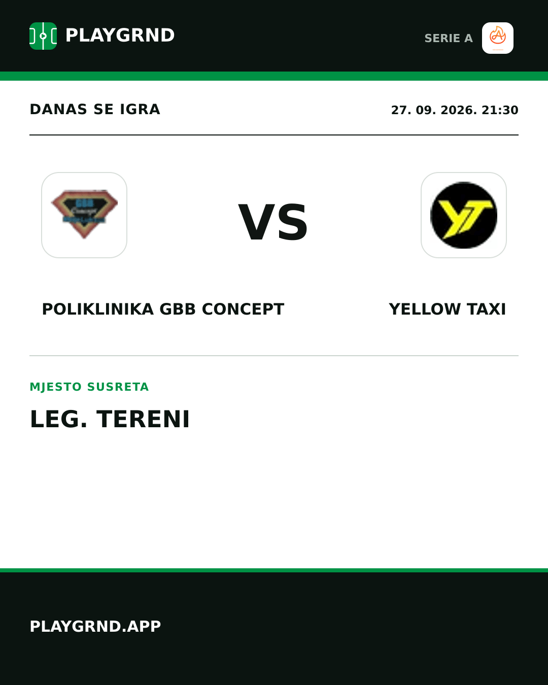 Instagram slika: Poliklinika Gbb Concept vs Yellow Taxi