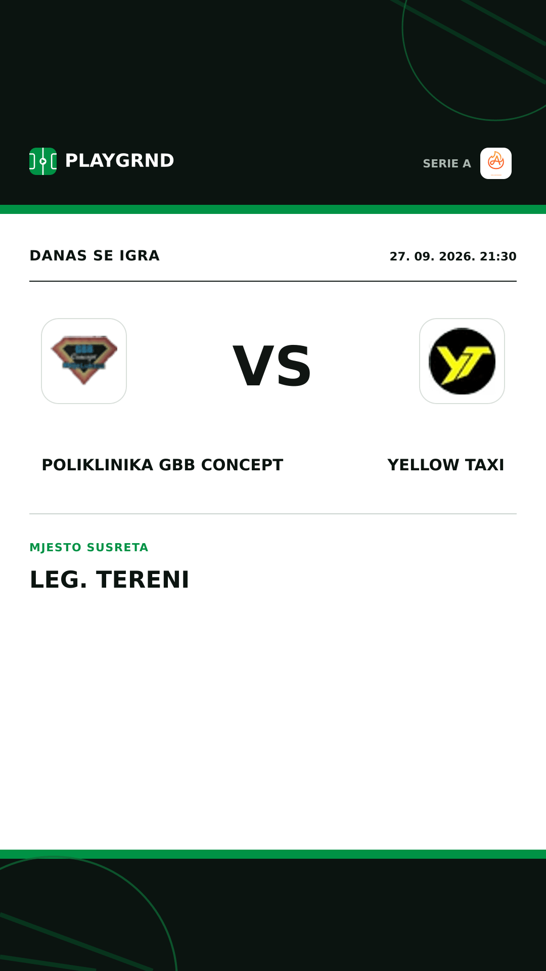 Instagram slika: Poliklinika Gbb Concept vs Yellow Taxi