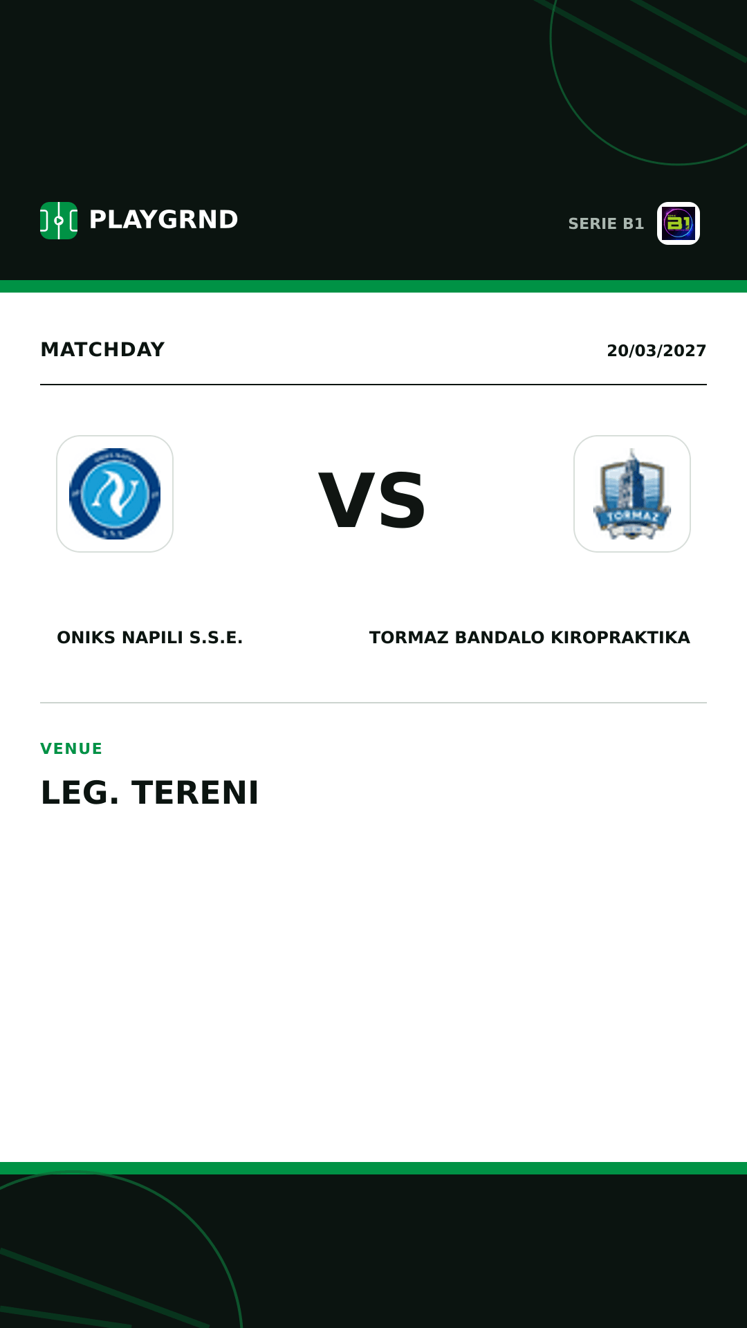 Instagram artwork: Oniks Napili S.S.E. vs Tormaz Bandalo Kiropraktika