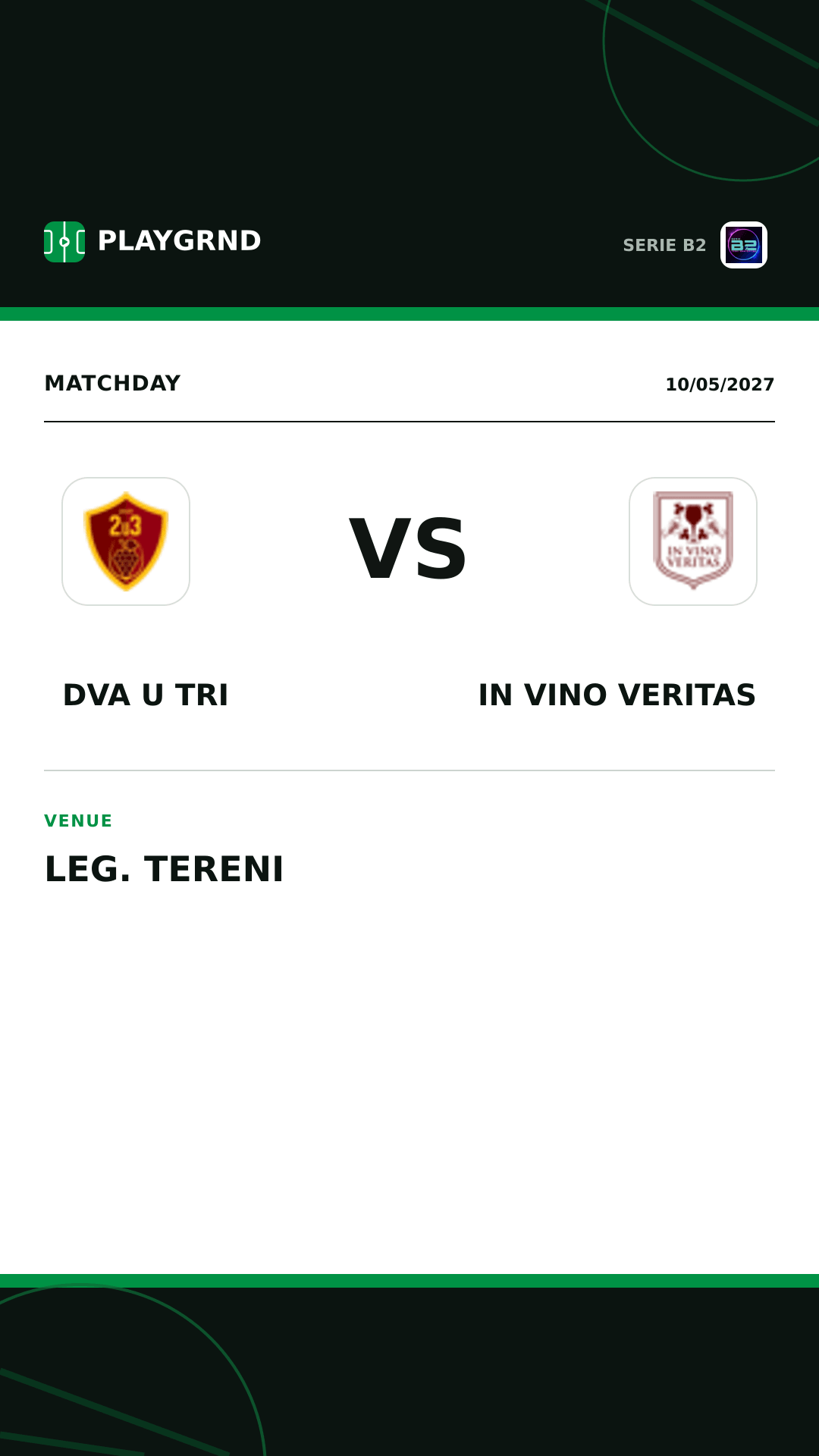 Instagram artwork: Dva U Tri vs IN Vino Veritas