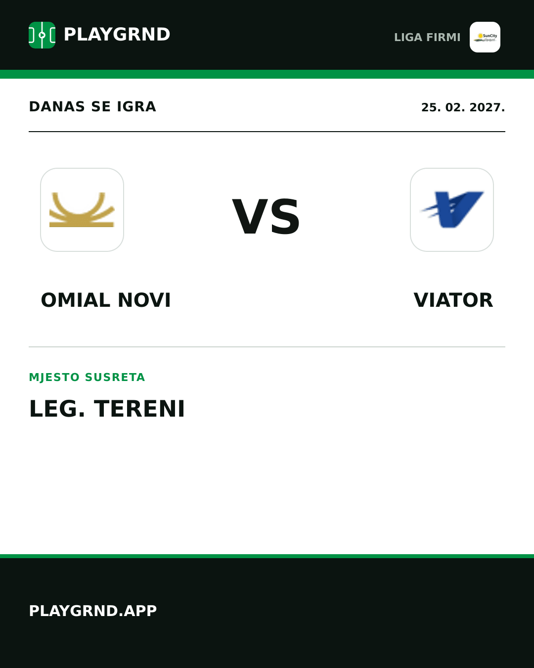 Instagram slika: Omial Novi vs Viator