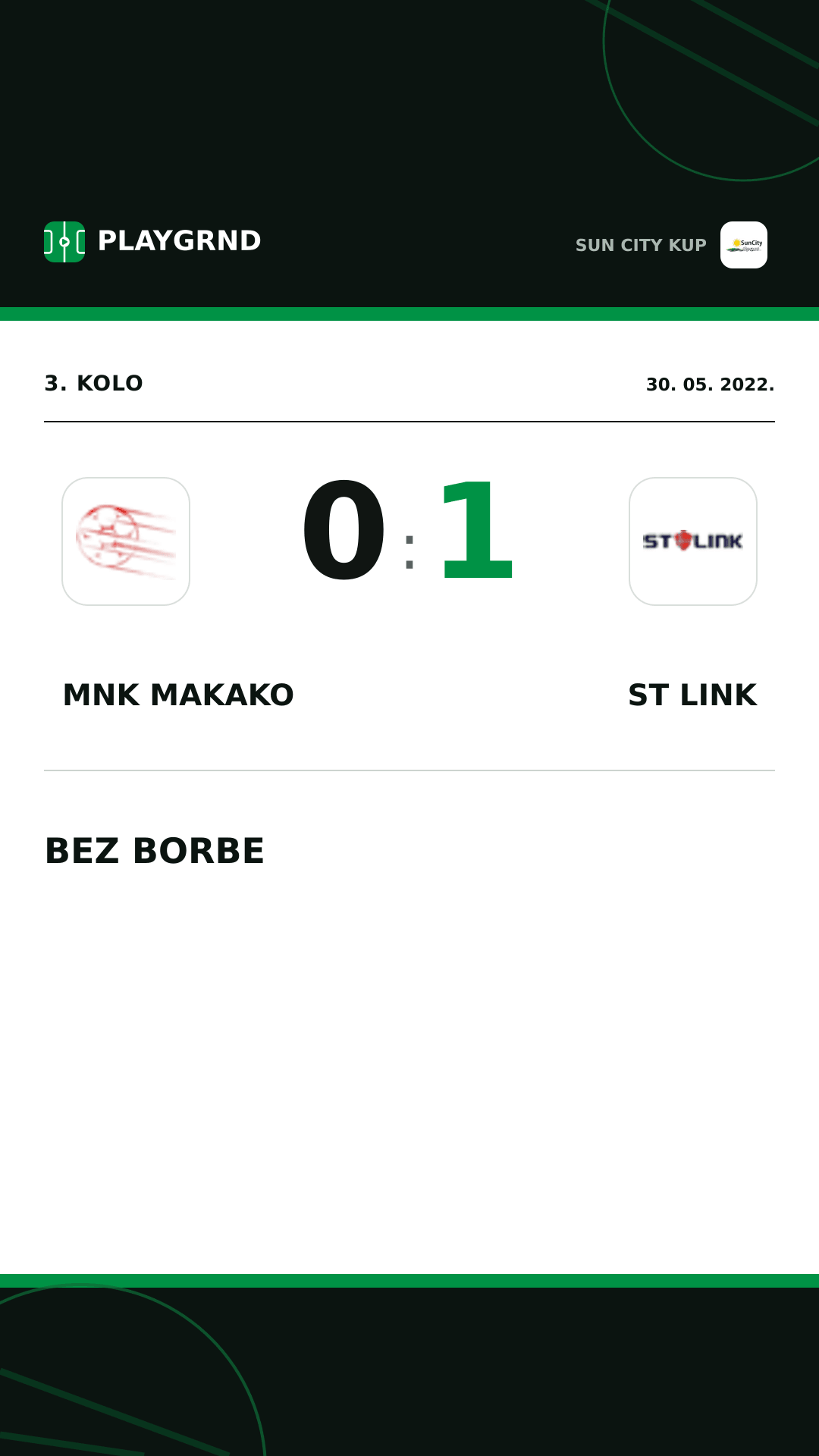 Instagram slika: Mnk Makako 0:1 ST Link
