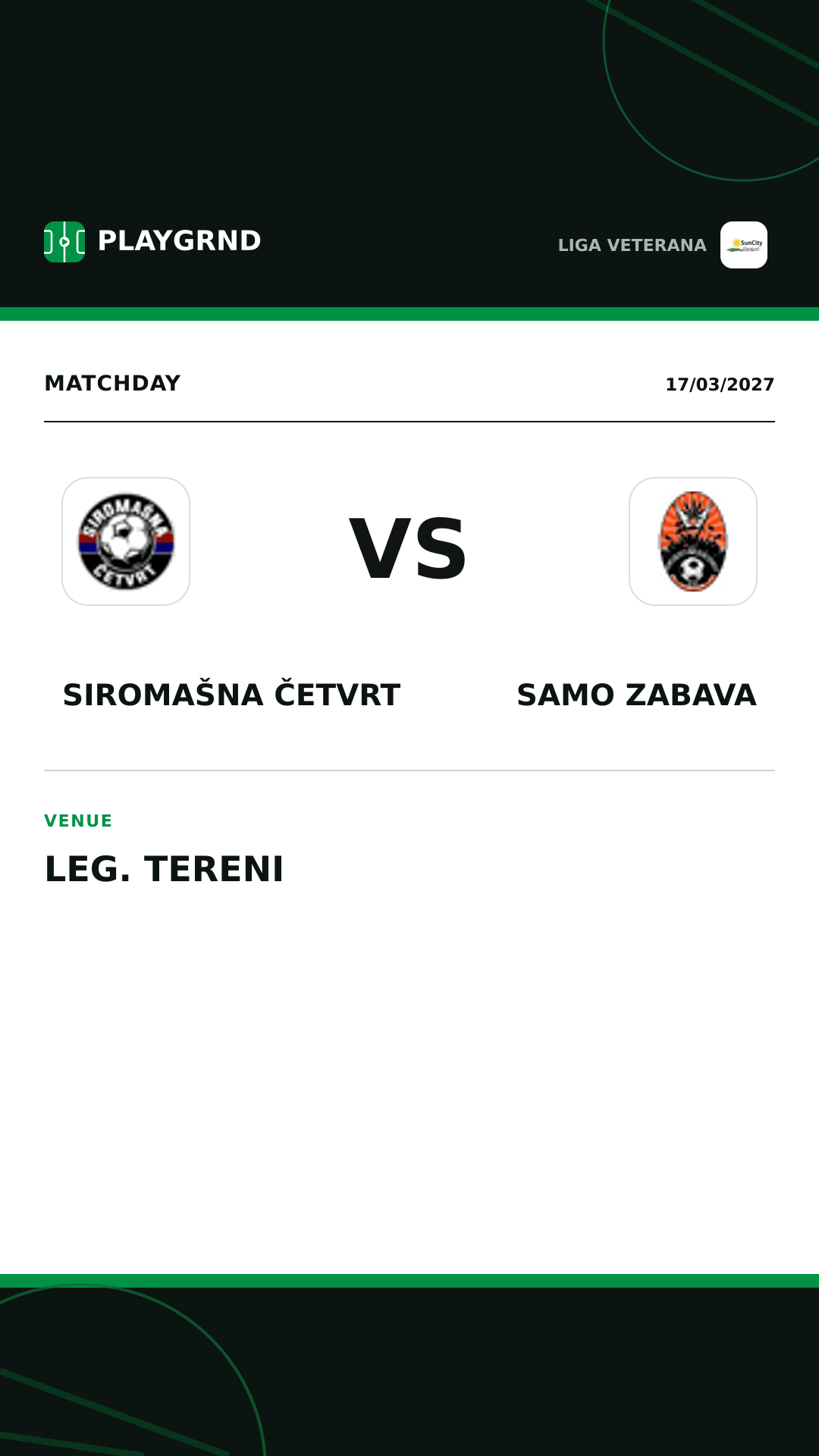 Instagram artwork: Siromašna Četvrt vs Samo Zabava
