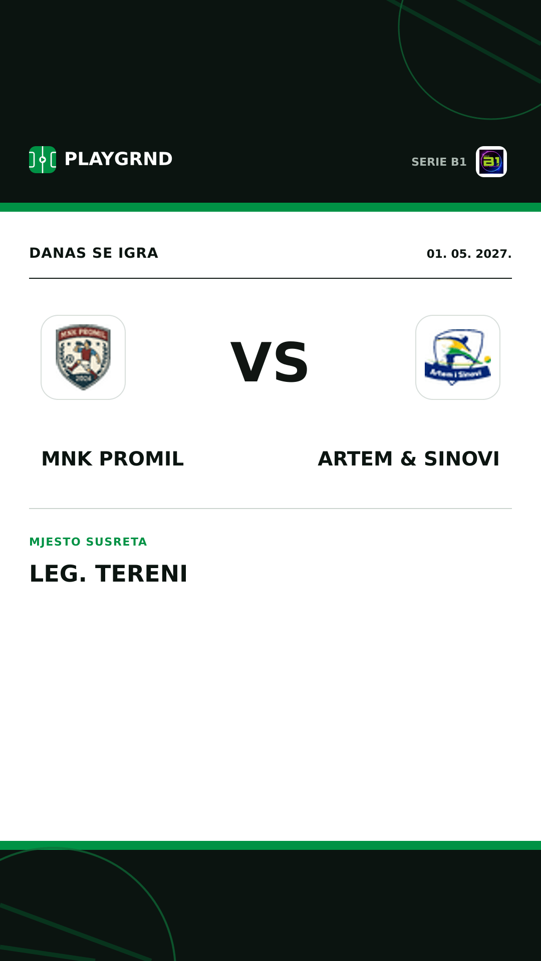 Instagram slika: Mnk Promil vs Artem & Sinovi