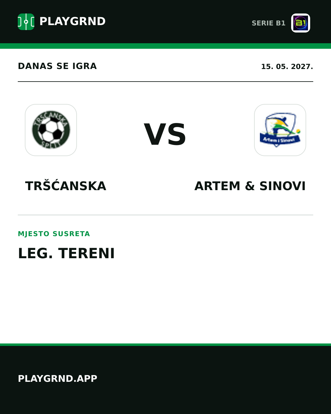 Instagram slika: Tršćanska vs Artem & Sinovi