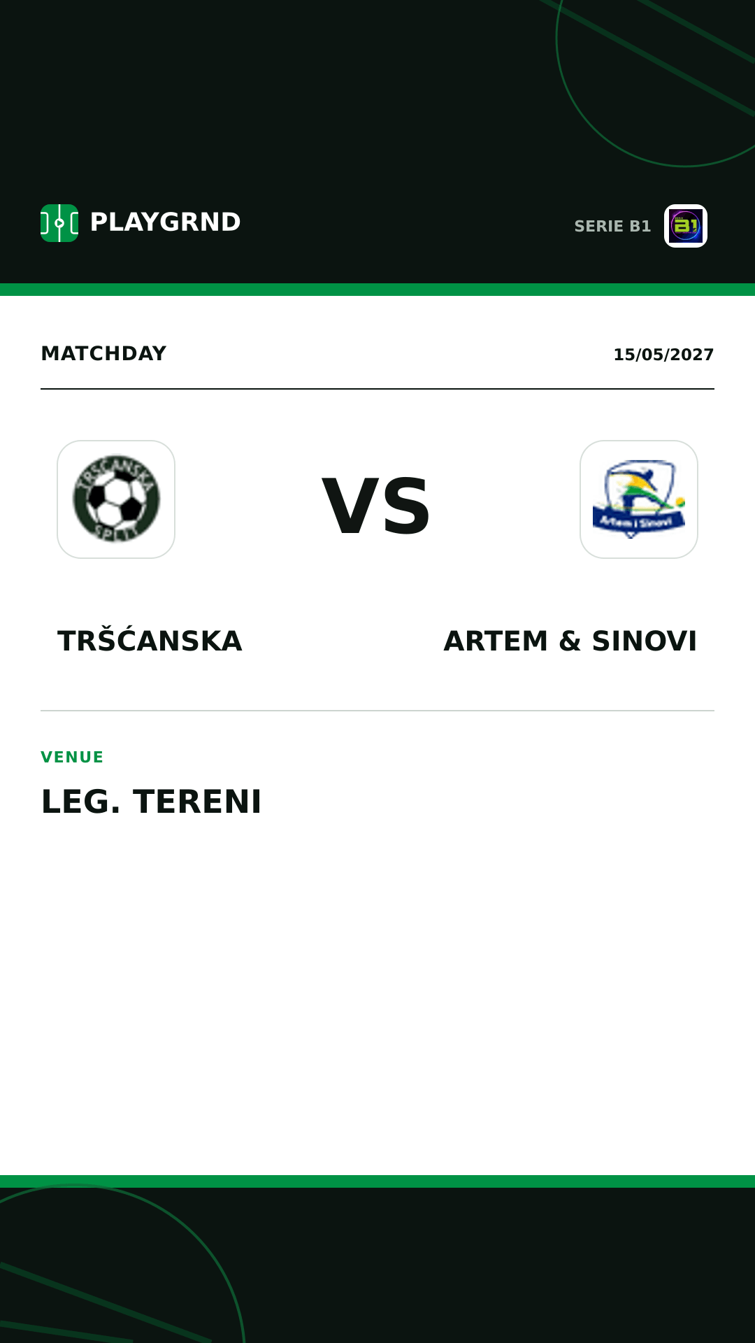Instagram artwork: Tršćanska vs Artem & Sinovi