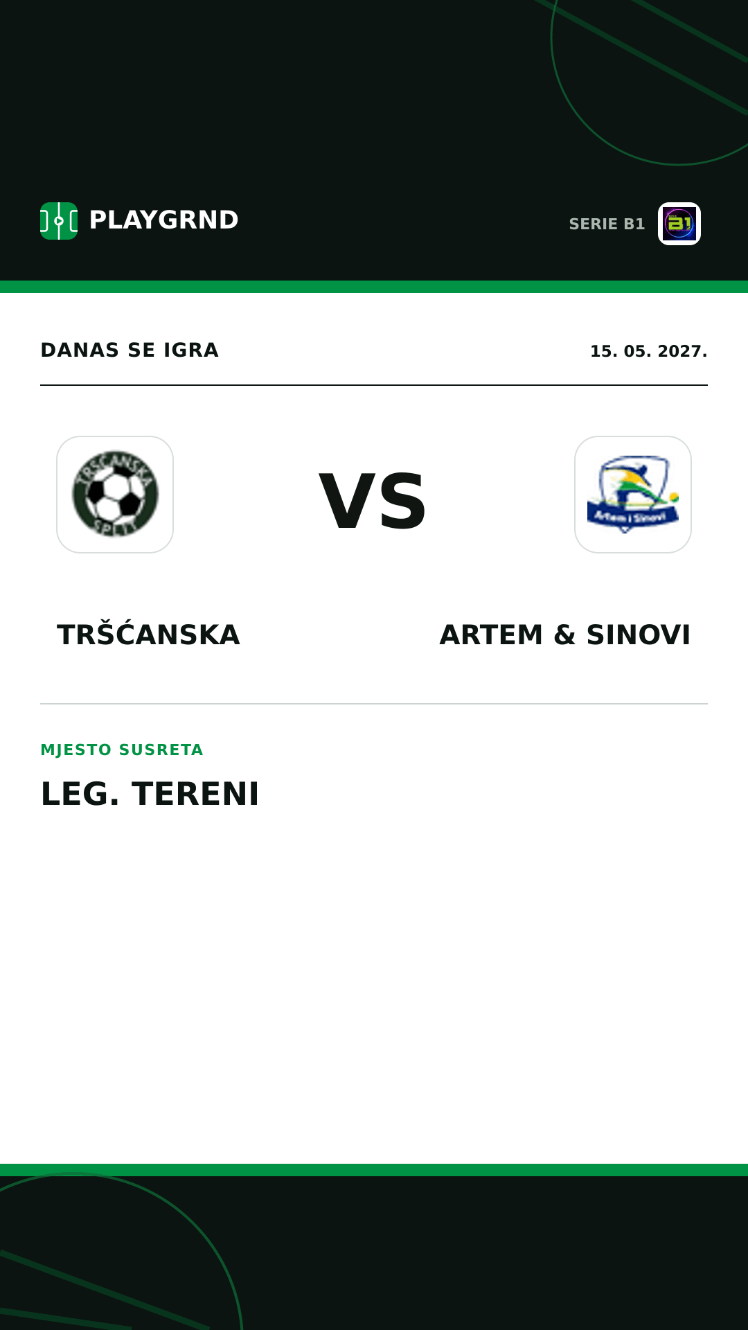 Instagram slika: Tršćanska vs Artem & Sinovi