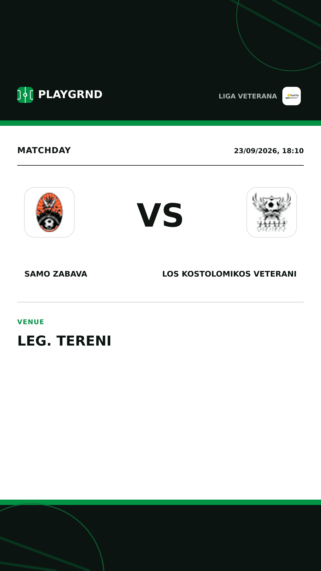 Instagram artwork: Samo Zabava vs Los Kostolomikos Veterani