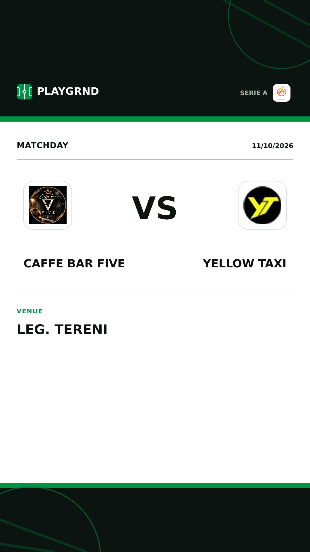 Instagram artwork: Caffe Bar Five vs Yellow Taxi