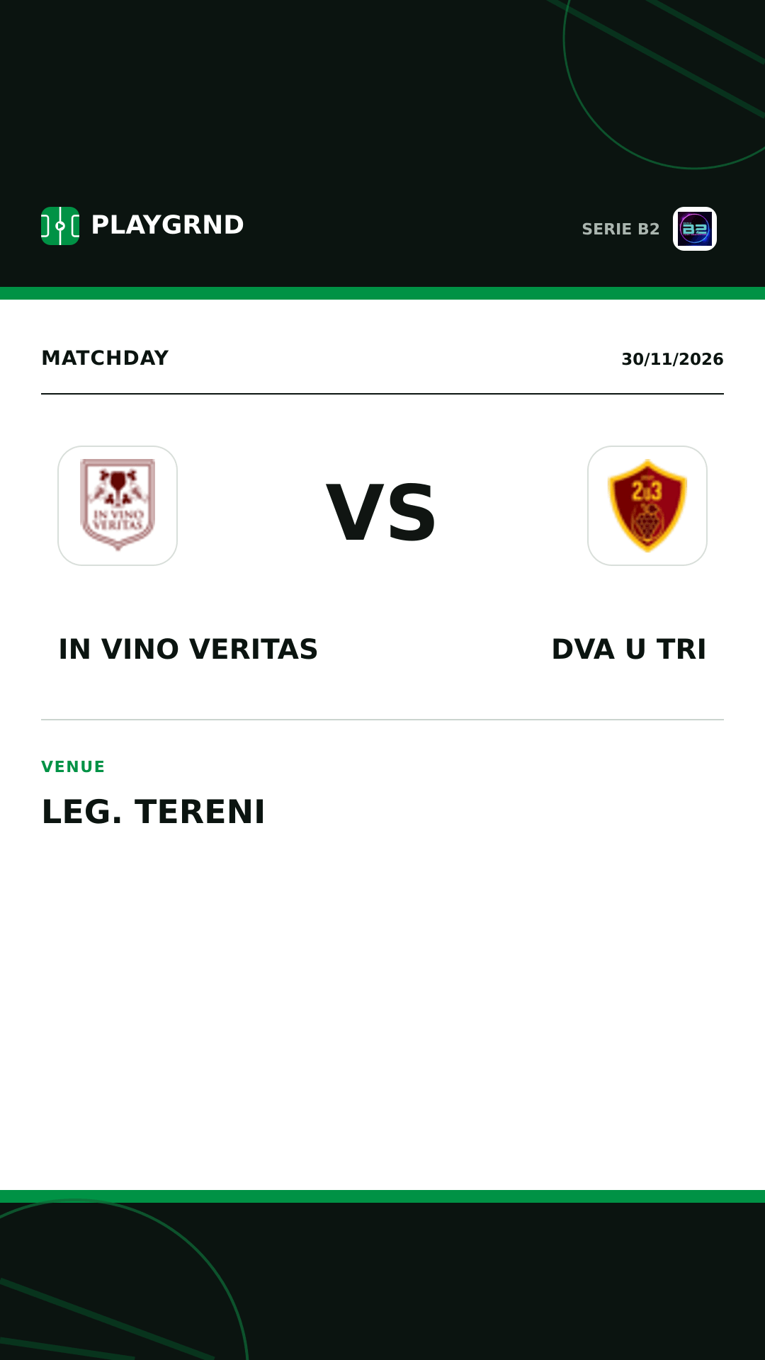 Instagram artwork: IN Vino Veritas vs Dva U Tri