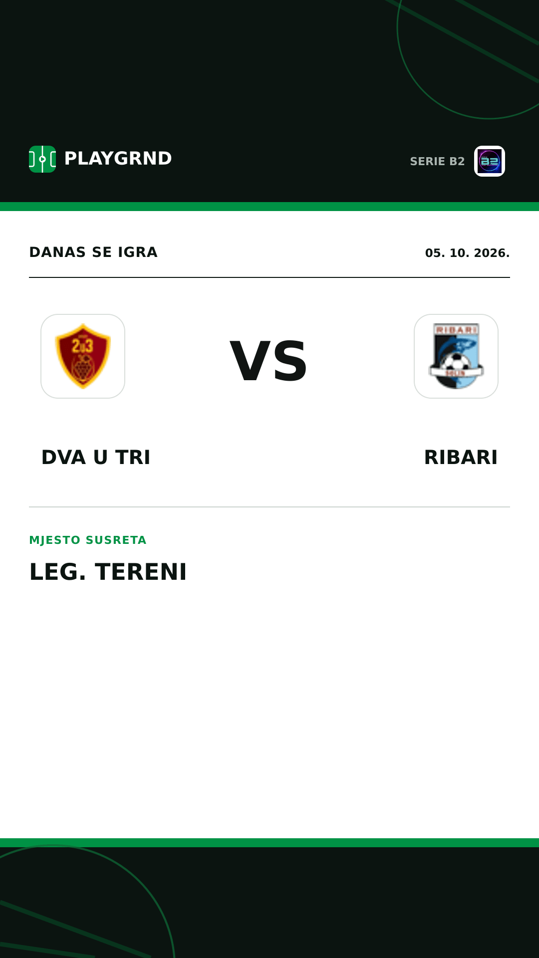 Instagram slika: Dva U Tri vs Ribari