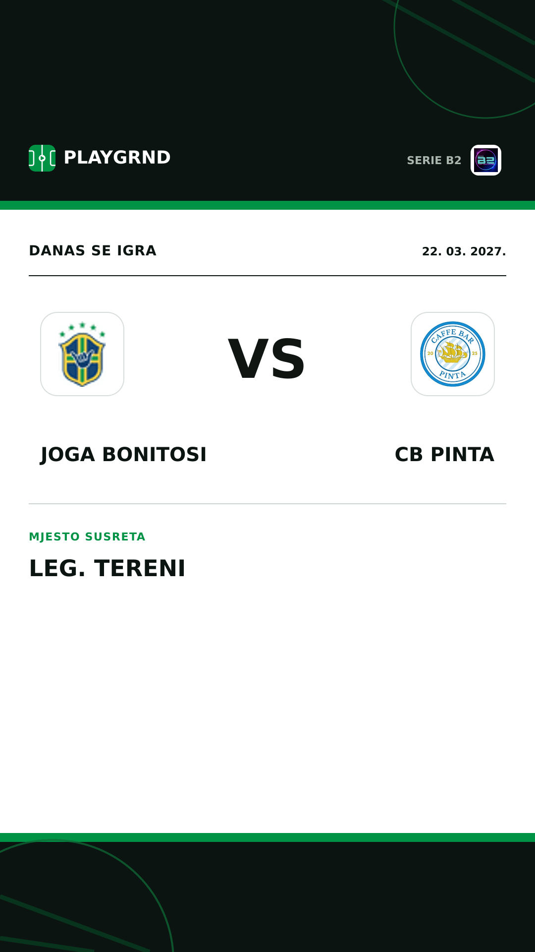Instagram slika: Joga Bonitosi vs CB Pinta