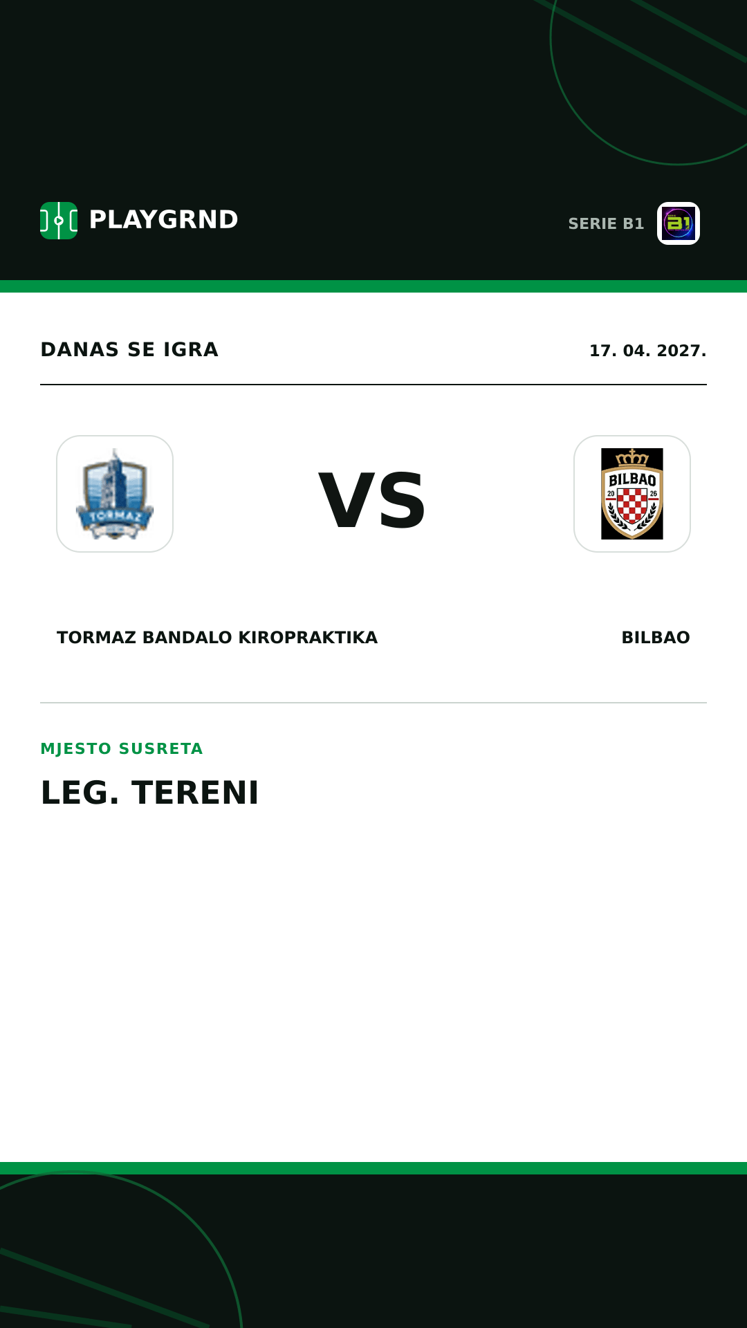 Instagram slika: Tormaz Bandalo Kiropraktika vs Bilbao