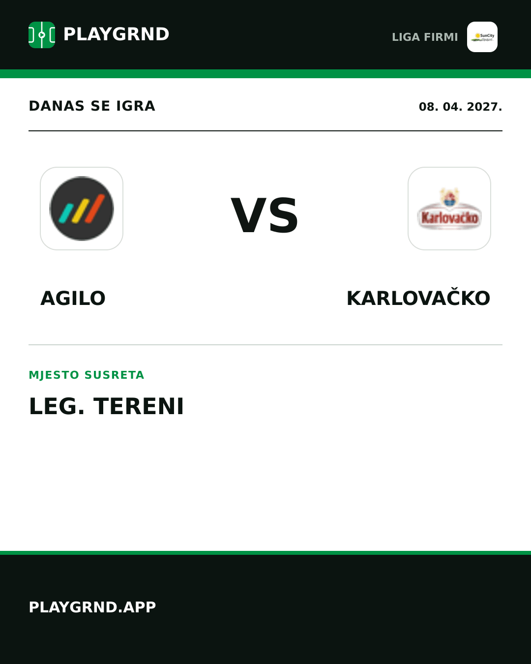 Instagram slika: Agilo vs Karlovačko