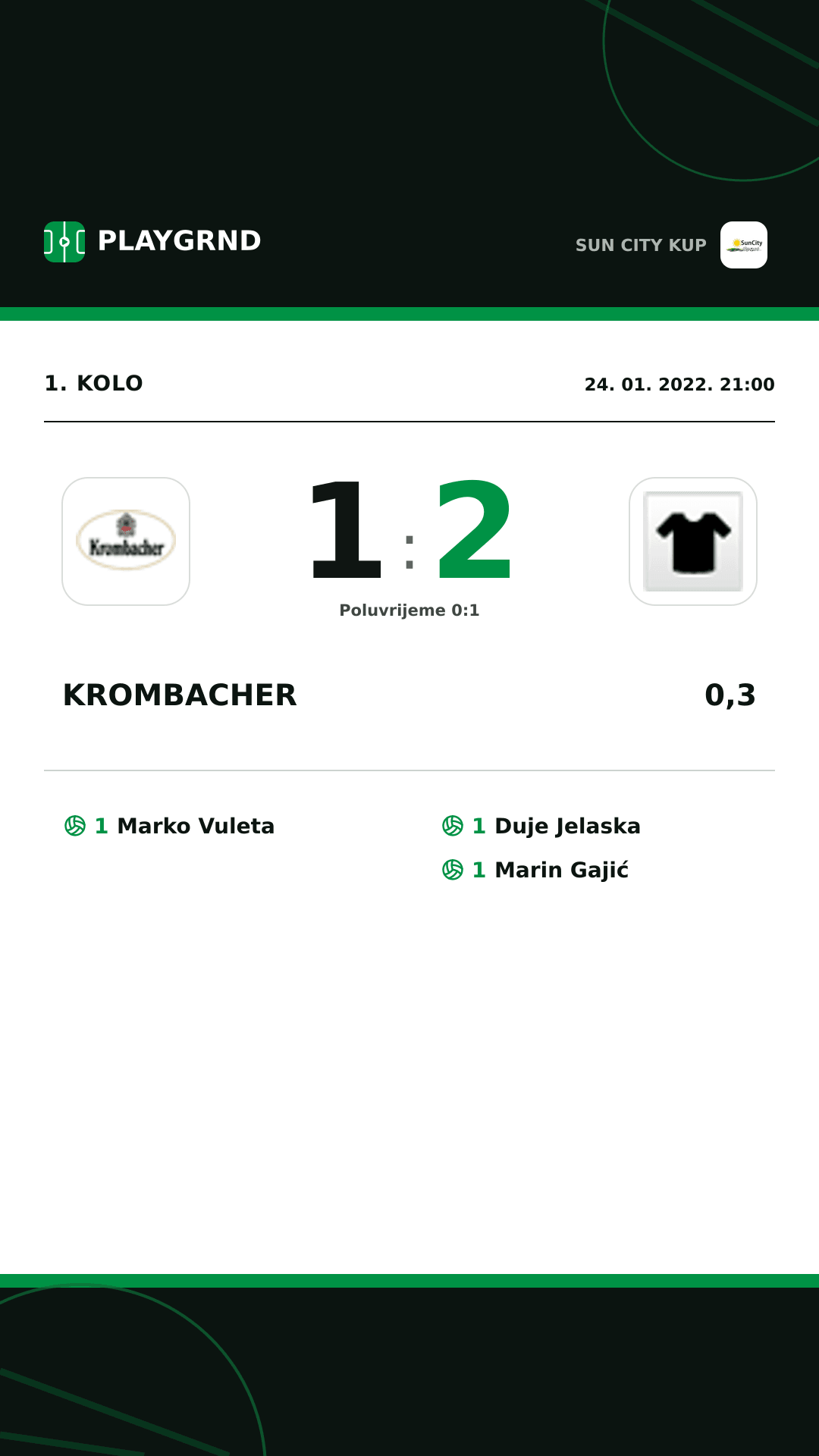 Instagram slika: Krombacher 1:2 0,3
