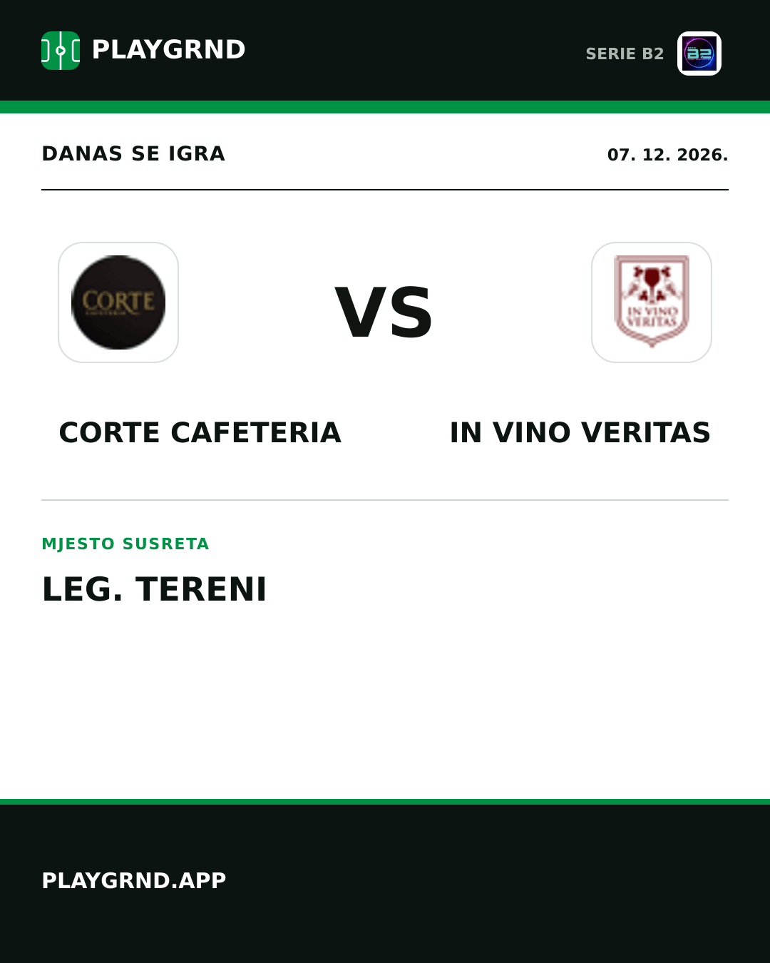 Instagram slika: Corte Cafeteria vs IN Vino Veritas