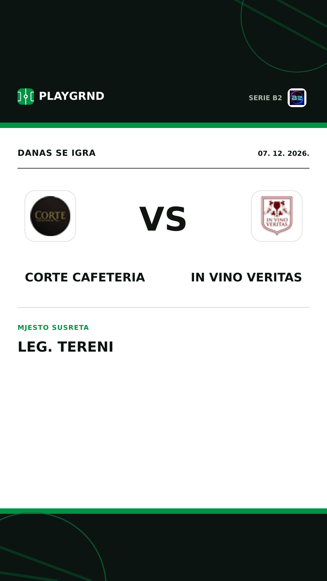 Instagram slika: Corte Cafeteria vs IN Vino Veritas