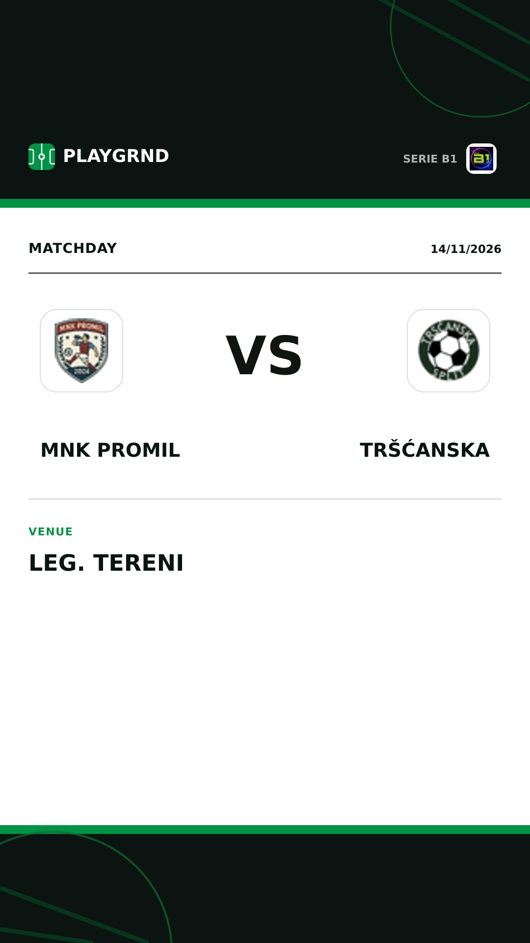 Instagram artwork: Mnk Promil vs Tršćanska