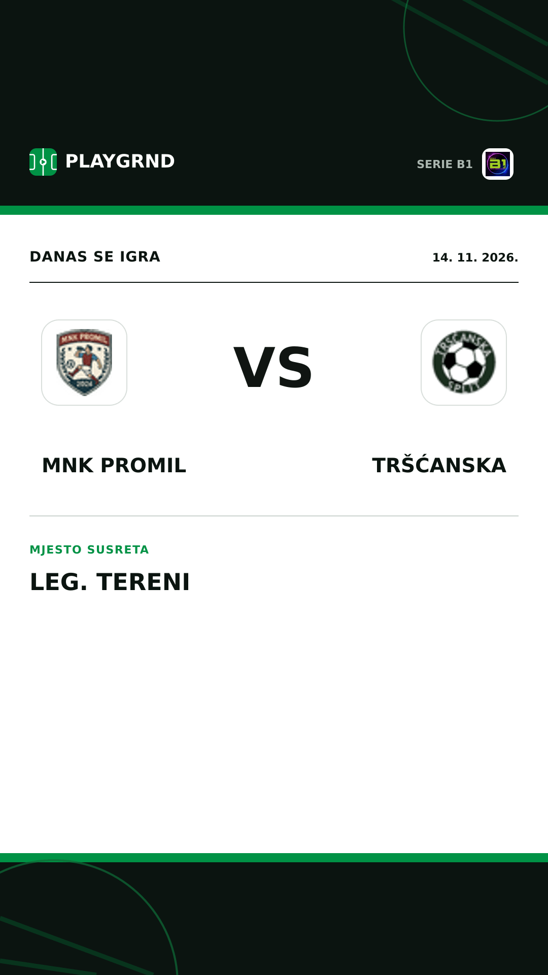 Instagram slika: Mnk Promil vs Tršćanska