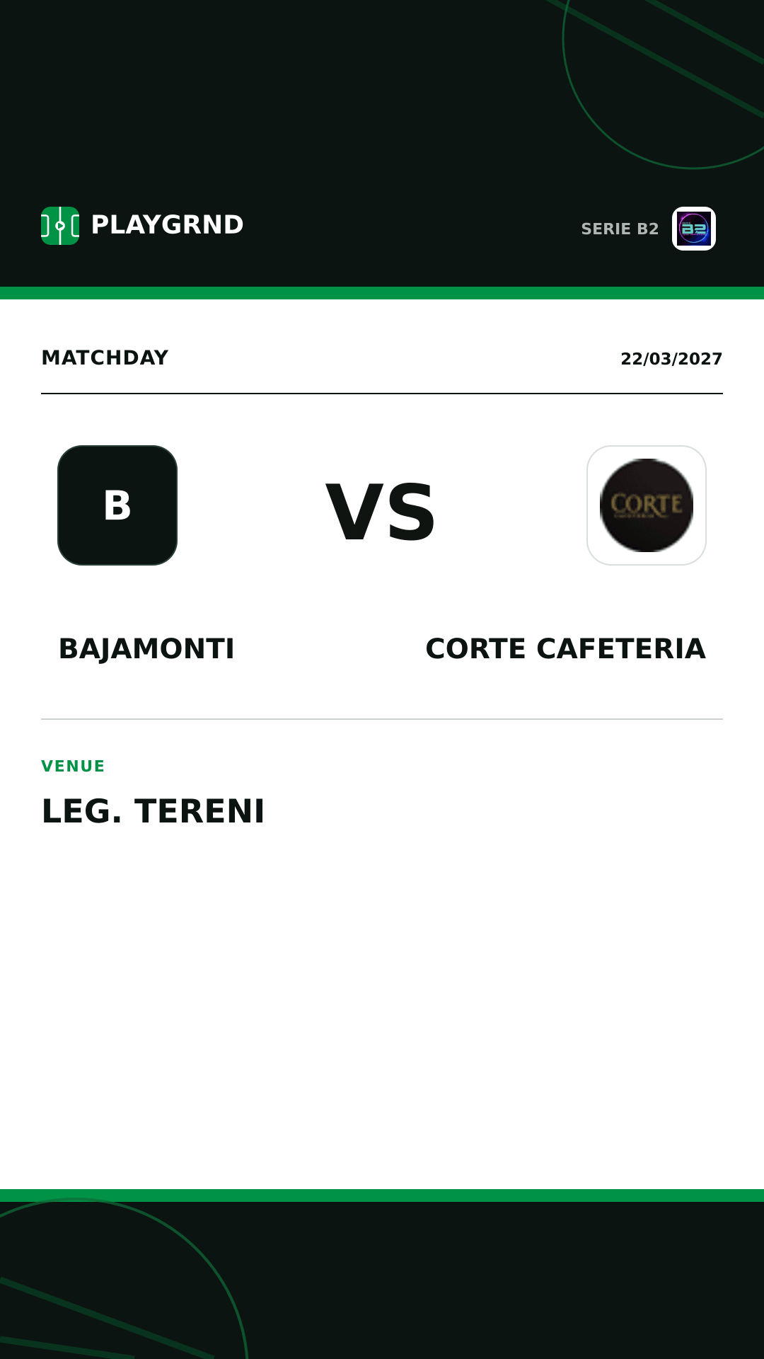 Instagram artwork: Bajamonti vs Corte Cafeteria