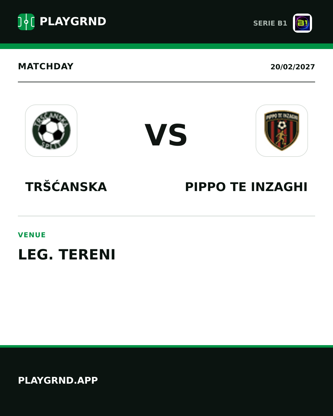 Instagram artwork: Tršćanska vs Pippo TE Inzaghi