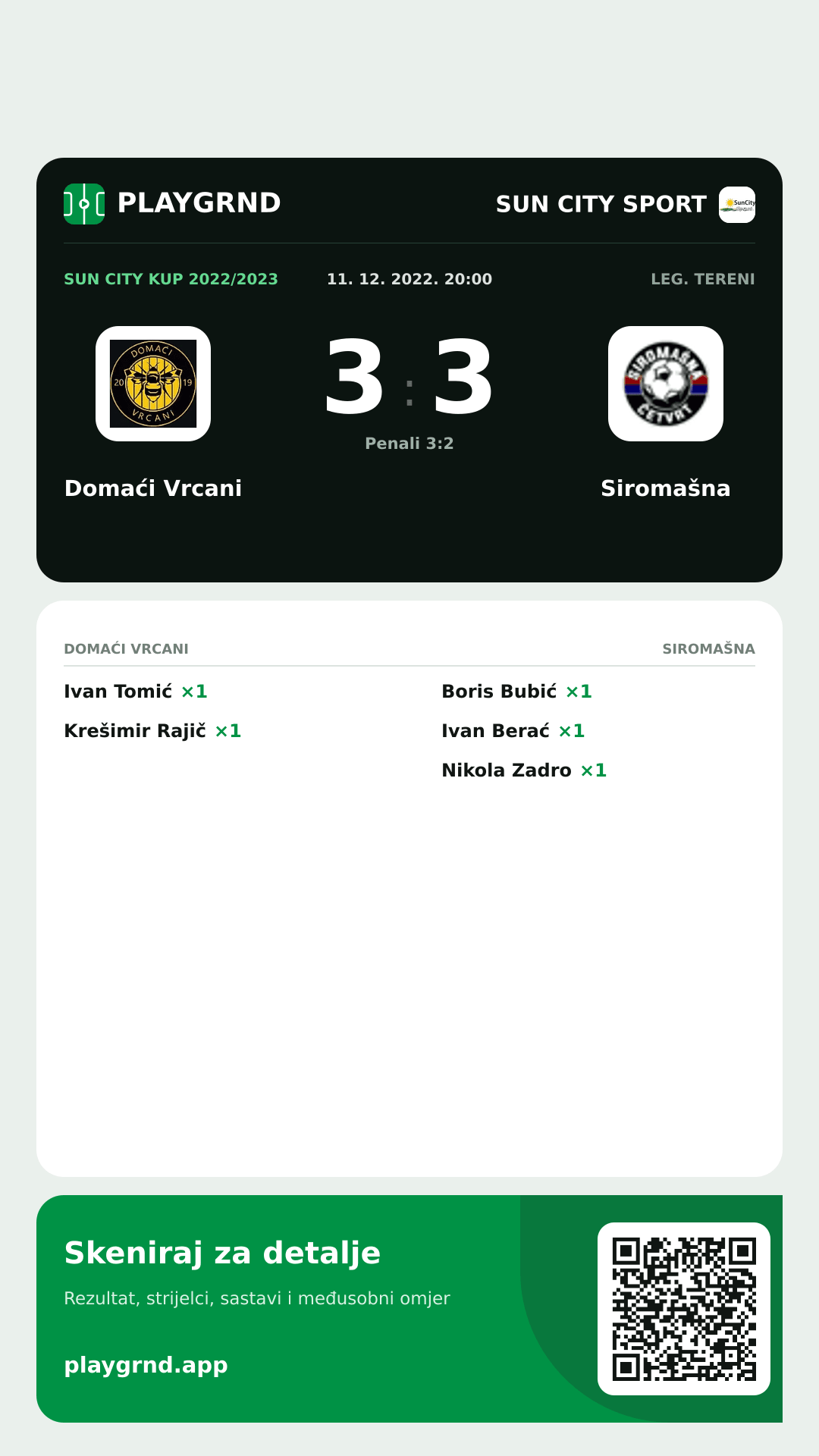 Story slika: Domaći Vrcani 3:3 Siromašna