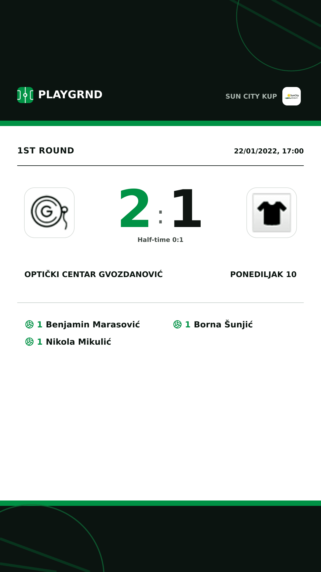 Instagram artwork: Optički Centar Gvozdanović 2:1 Ponediljak 10