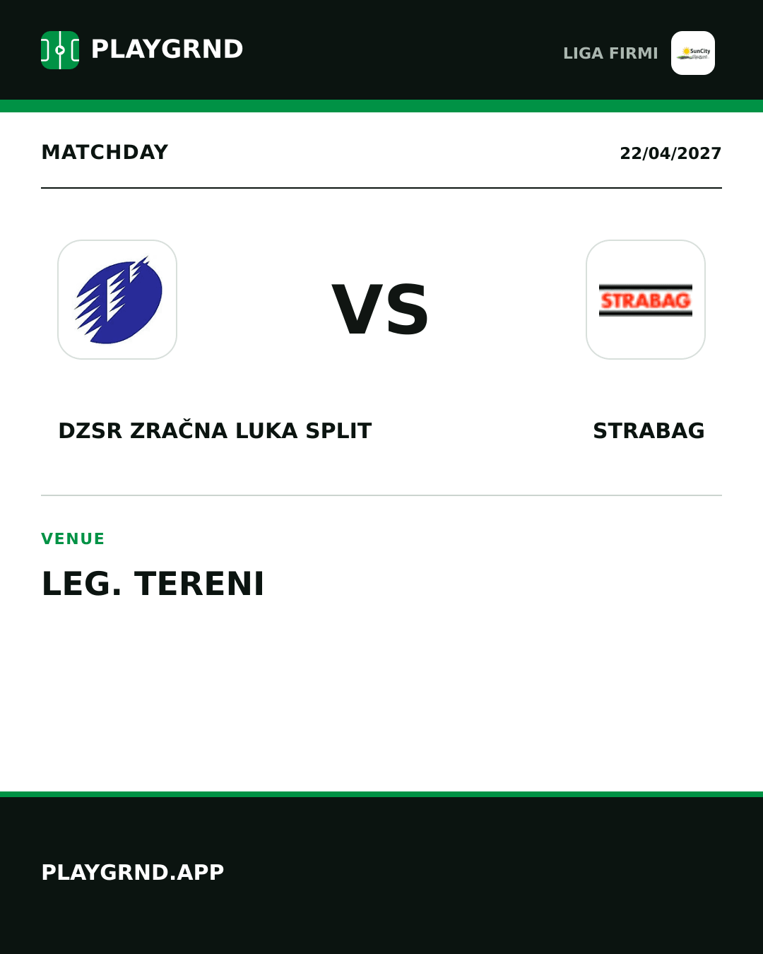 Instagram artwork: DZSR Zračna Luka Split vs Strabag