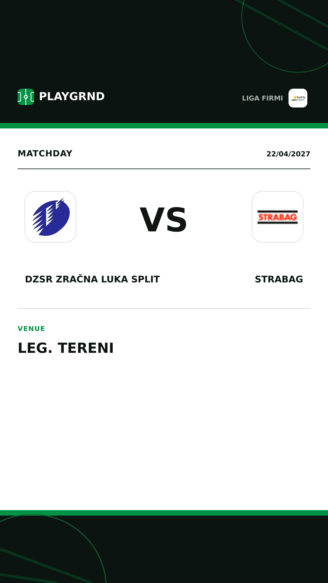 Instagram artwork: DZSR Zračna Luka Split vs Strabag