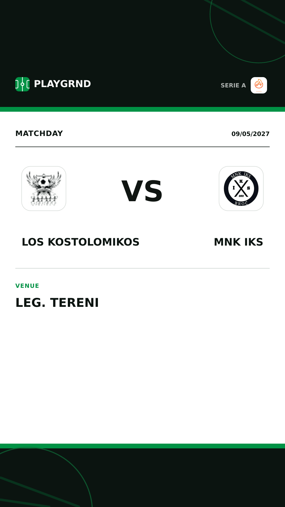 Instagram artwork: Los Kostolomikos vs Alla Vittoria