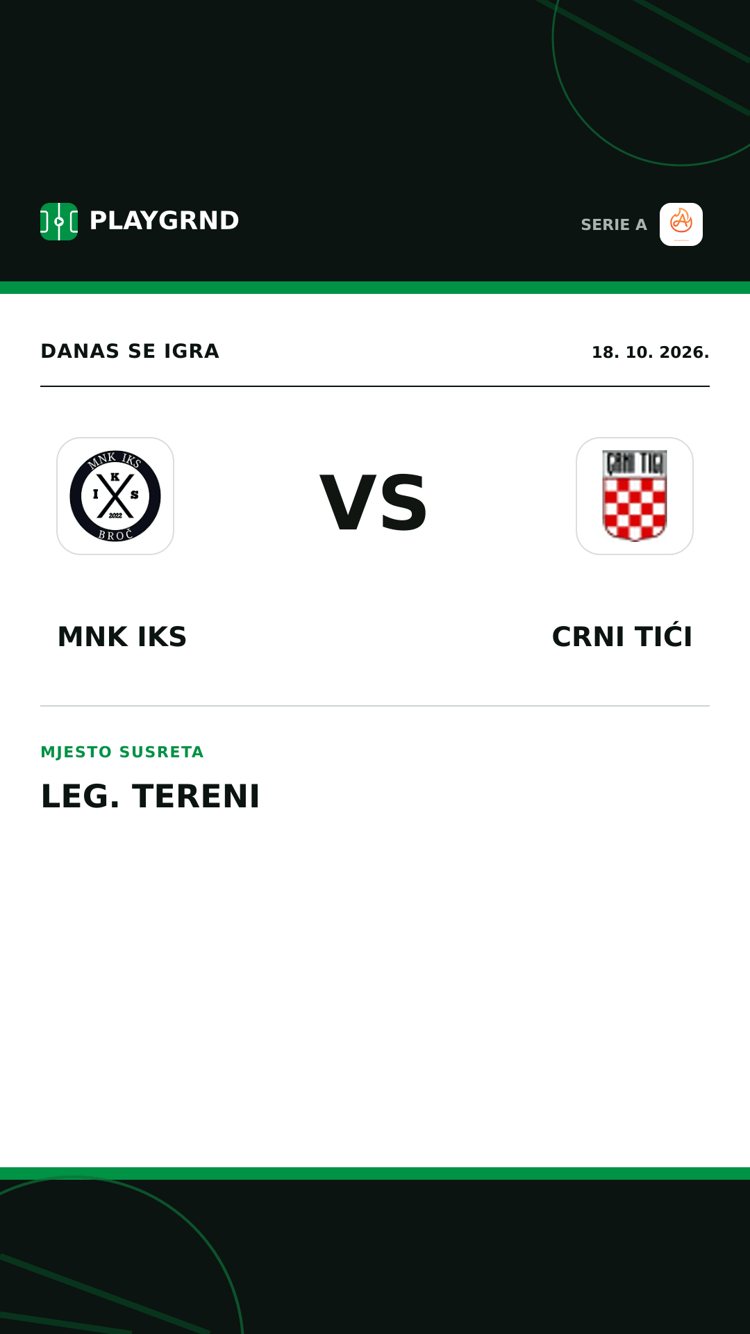 Instagram slika: Alla Vittoria vs Crni Tići