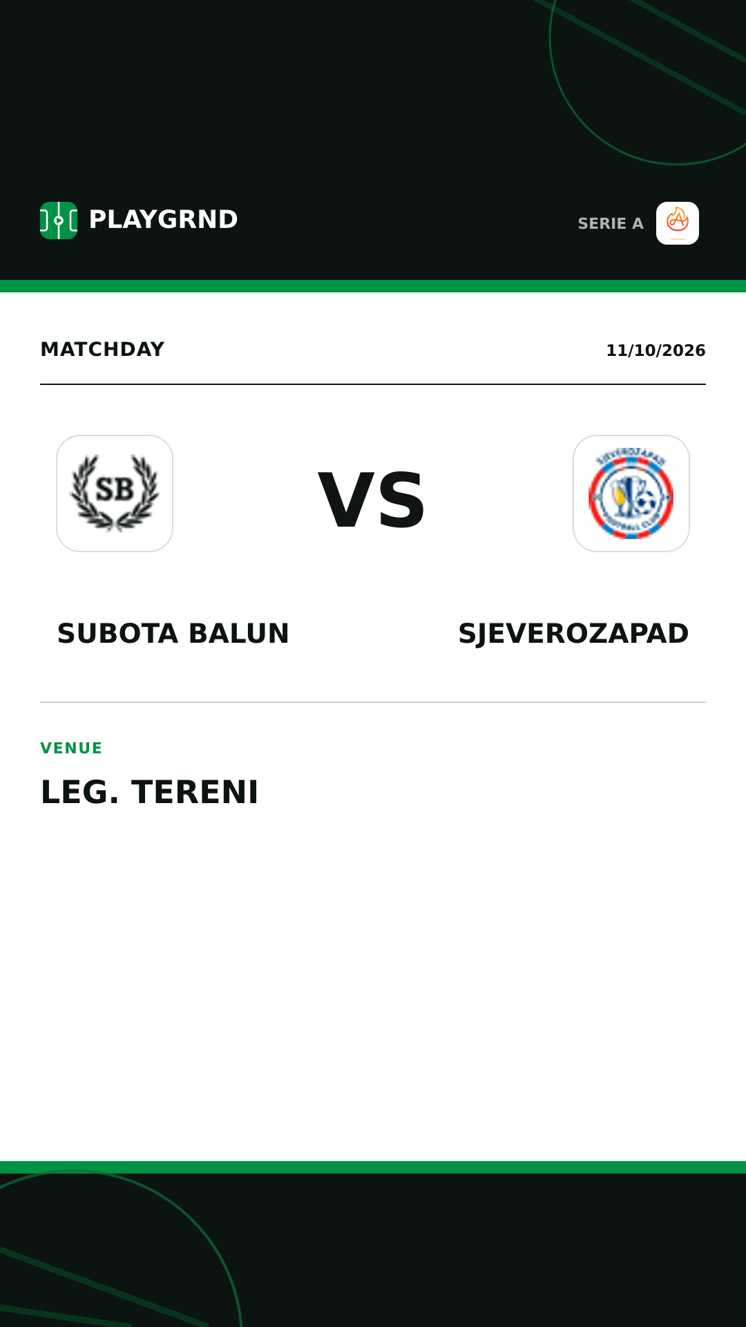 Instagram artwork: Subota Balun vs Sjeverozapad