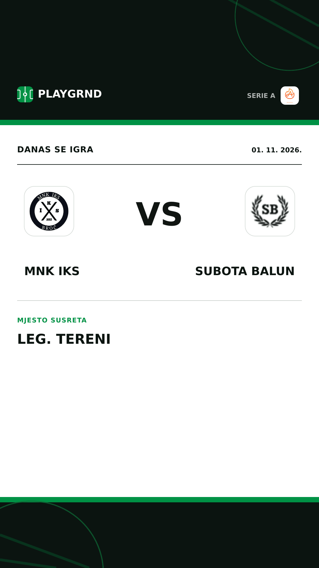 Instagram slika: Alla Vittoria vs Subota Balun