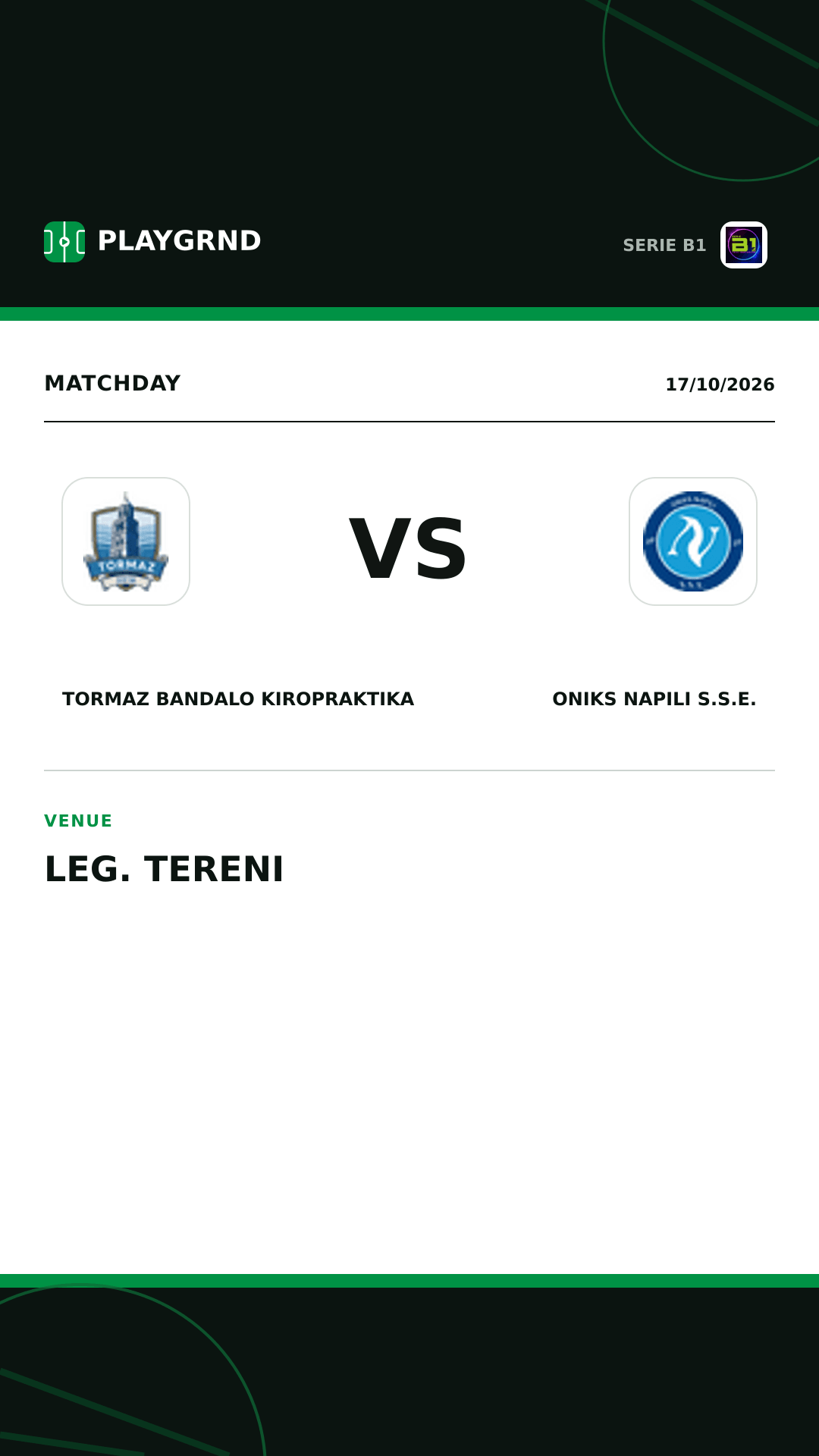 Instagram artwork: Tormaz Bandalo Kiropraktika vs Oniks Napili S.S.E.