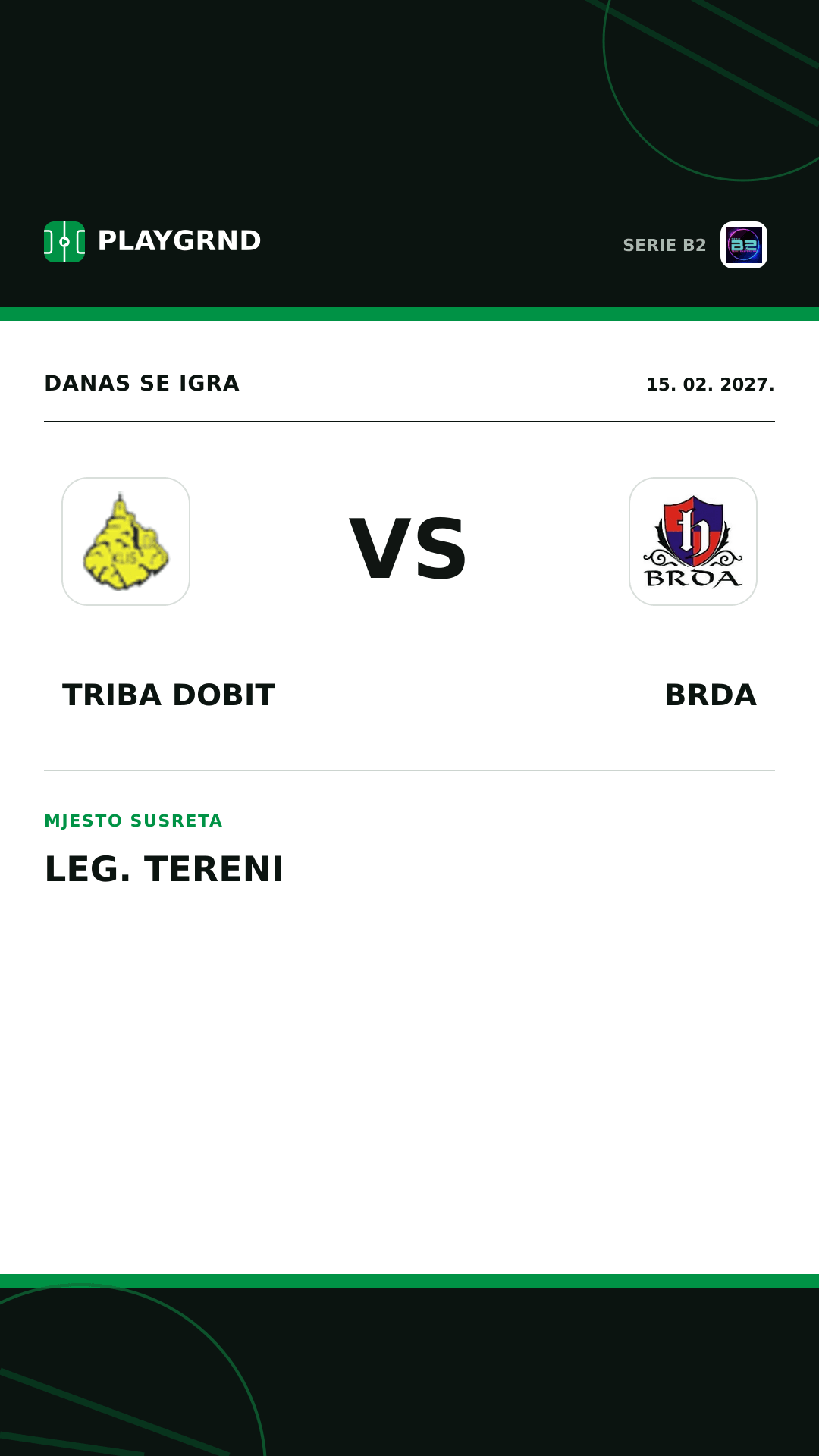 Instagram slika: Triba Dobit vs Brda
