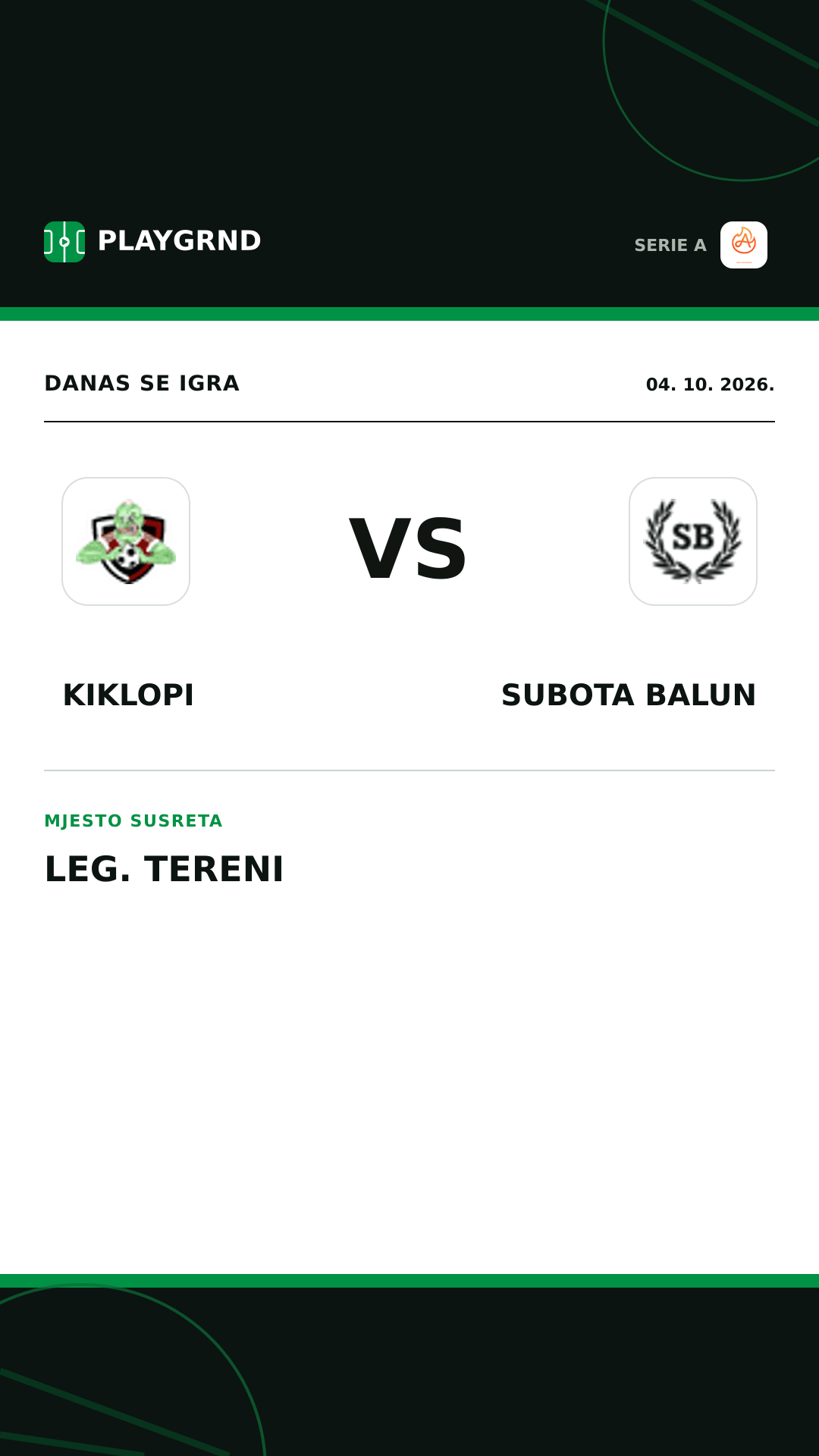 Instagram slika: Kiklopi vs Subota Balun